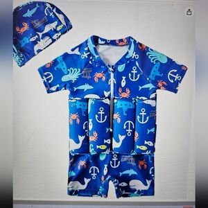 Kids Flotation Swimsuits Baby Boy